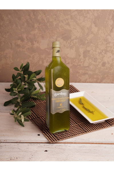 Yeni Hasat Filtresiz Naturel Sızma Zeytinyağı 1 LT Pet Şişe