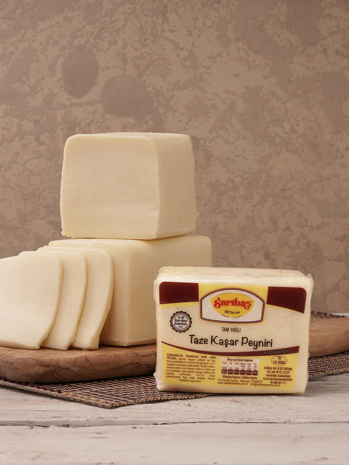 Tam Yağlı Taze Kaşar Peyniri 650 GR