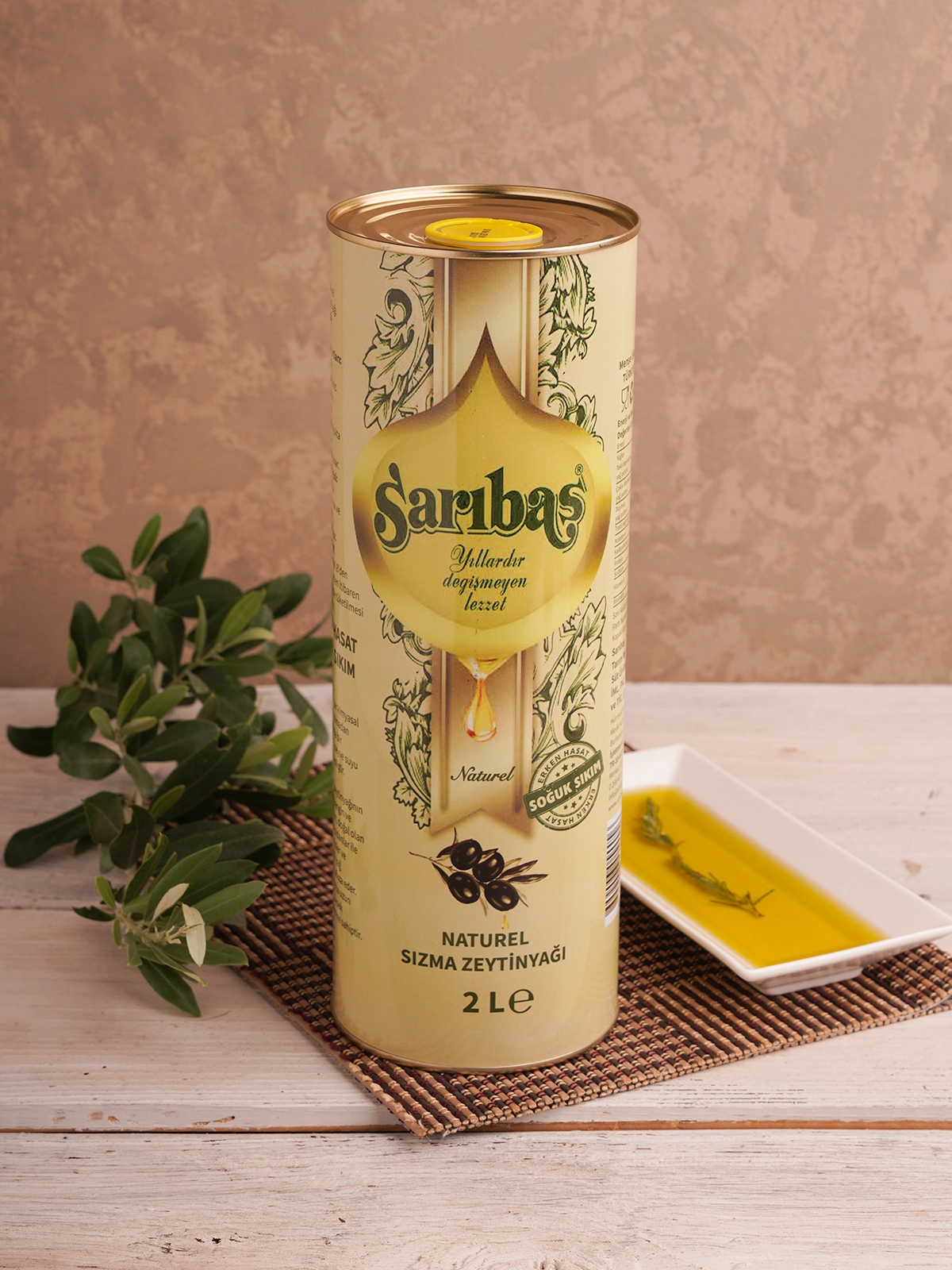 Soğuk Sıkım Teneke Zeytinyağı 2 LT